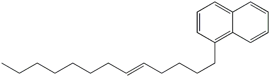 1-(5-Tridecenyl)naphthalene Struktur