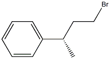 (+)-[(S)-3-Bromo-1-methylpropyl]benzene Struktur