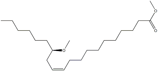 [R,Z,(+)]-14-Methoxy-11-icosenoic acid methyl ester Struktur