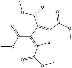 2,3,4,5-Thiophenetetracarboxylic acid tetramethyl ester Struktur