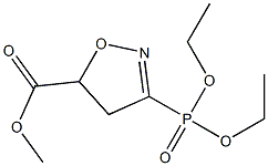 3-(Diethoxyphosphinyl)-2-isoxazoline-5-carboxylic acid methyl ester Struktur