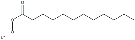 Dodecaneperoxoic acid potassium salt Struktur