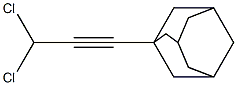 1,1-Dichloro-3-(1-adamantyl)-2-propyne Struktur