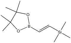 2-[(E)-2-(Trimethylsilyl)ethenyl]-4,4,5,5-tetramethyl-1,3,2-dioxaborolane Struktur