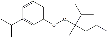 3-Isopropylphenyl 1-methyl-1-isopropylbutyl peroxide Struktur