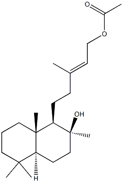 (8S)-15-Acetyloxylabd-13-en-8-ol Struktur