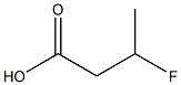 3-Fluorobutyric acid Struktur