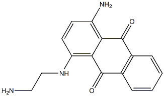 1-[(2-Aminoethyl)amino]-4-amino-9,10-anthraquinone Struktur