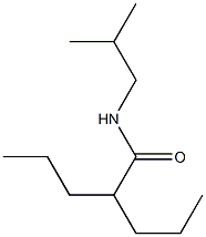 N-Isobutyl-2-propylvaleramide Struktur