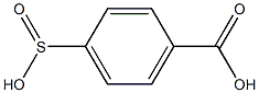 4-Carboxybenzenesulfinic acid Struktur