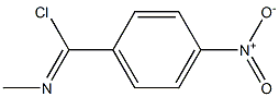 Chloro(4-nitrophenyl)-N-methylmethanimine Struktur