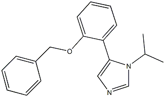 1-Isopropyl-5-(2-benzyloxyphenyl)-1H-imidazole Struktur