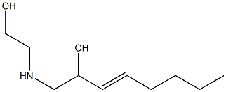 1-[(2-Hydroxyethyl)amino]-3-octen-2-ol Struktur