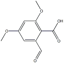 2-Formyl-4,6-dimethoxybenzoic acid Struktur