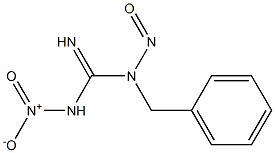 1-Benzyl-3-nitro-1-nitrosoguanidine Struktur