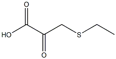 3-(Ethylthio)pyruvic acid Struktur