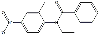 4-(N-Ethyl-N-benzoylamino)-3-methyl-1-nitrobenzene Struktur