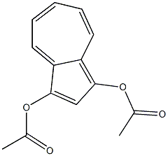 1,3-Diacetoxyazulene Struktur