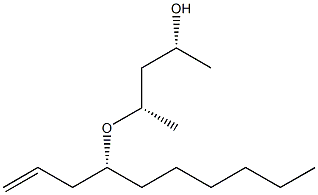 (1R,3S)-3-[[(1R)-1-Allylheptyl]oxy]-1,3-dimethyl-1-propanol Struktur