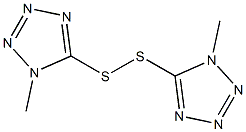 5,5'-Dithiobis(1-methyl-1H-tetrazole) Struktur