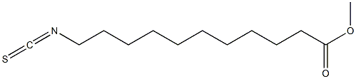 11-Isothiocyanatoundecanoic acid methyl ester Struktur