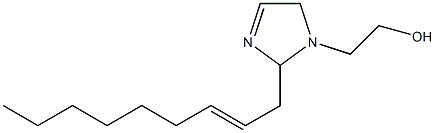 2-(2-Nonenyl)-3-imidazoline-1-ethanol Struktur