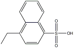 4-Ethyl-1-naphthalenesulfonic acid Struktur