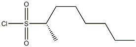 [S,(+)]-2-Octanesulfonyl chloride Struktur