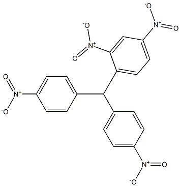 (2,4-Dinitrophenyl)bis(4-nitrophenyl)methane Struktur