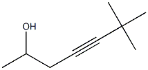 6,6-Dimethyl-4-heptyne-2-ol Struktur