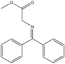 [(Diphenylmethylene)amino]acetic acid methyl ester Struktur