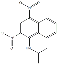 1-Isopropylamino-2,4-dinitronaphthalene Struktur