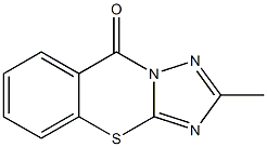 2-Methyl-9H-[1,2,4]triazolo[5,1-b][1,3]benzothiazin-9-one Struktur