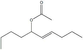 4-Decen-6-ol acetate Struktur