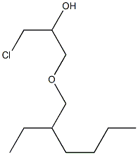 1-Chloro-3-(2-ethylhexyloxy)-2-propanol Struktur