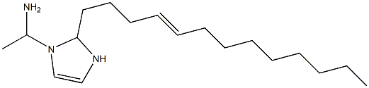 1-(1-Aminoethyl)-2-(4-tridecenyl)-4-imidazoline Struktur