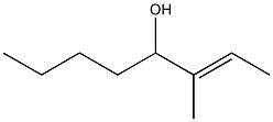 (E)-3-Methyl-2-octen-4-ol Struktur