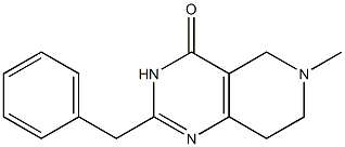 2-Benzyl-6-methyl-5,6,7,8-tetrahydropyrido[4,3-d]pyrimidin-4(3H)-one Struktur