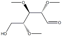 2-O,3-O,4-O-Trimethyl-D-arabinose Struktur