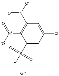 5-Chloro-2,3-dinitrobenzenesulfonic acid sodium salt Struktur