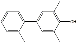 2,6-Dimethyl-4-(2-methylphenyl)phenol Struktur