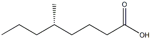 [S,(+)]-5-Methyloctanoic acid Struktur