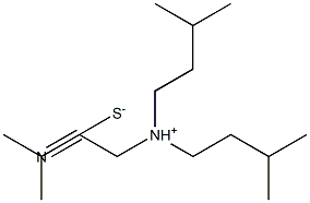 Triisopentylammonium thiocyanate Struktur