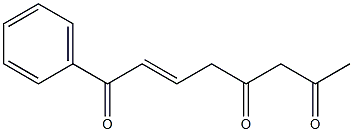 (2E)-1-Phenyl-2-octene-1,5,7-trione Struktur