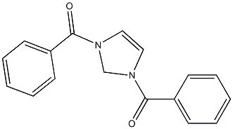 1,3-Dibenzoyl-2,3-dihydro-1H-imidazole Struktur