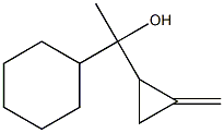 1-Cyclohexyl-1-(2-methylenecyclopropyl)ethanol Struktur