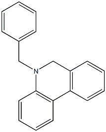 5-Benzyl-5,6-dihydrophenanthridine Struktur