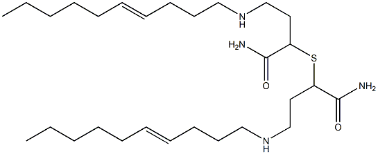 2-[[(4E)-4-Decenyl]amino]ethyl(carbamoylmethyl) sulfide Struktur