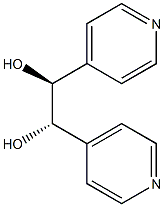 (1S,2S)-1,2-Di(4-pyridinyl)-1,2-ethanediol Struktur