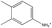 3,4-Dimethylanilinium Struktur